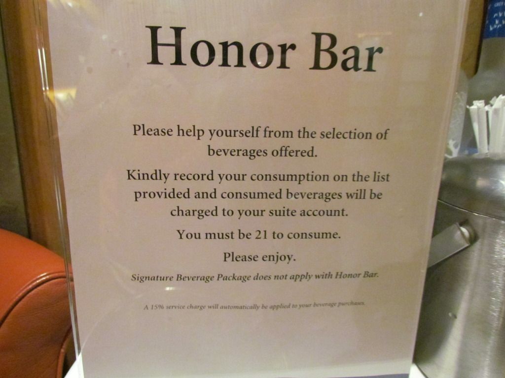 Alcohol in the Neptune Lounge Holland America Line Cruise Critic